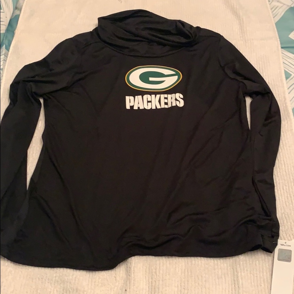 Women’s Packers dry fit cowl neck top
